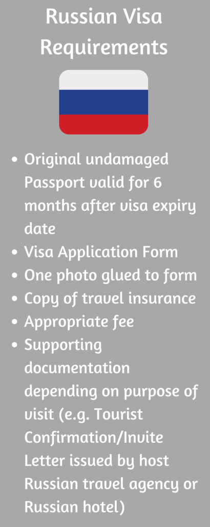 Russian Visa Requirements