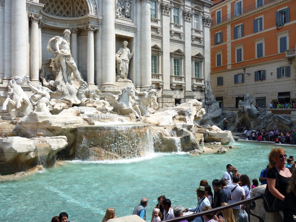 Visiting Italy for the first time Trevi Fountain