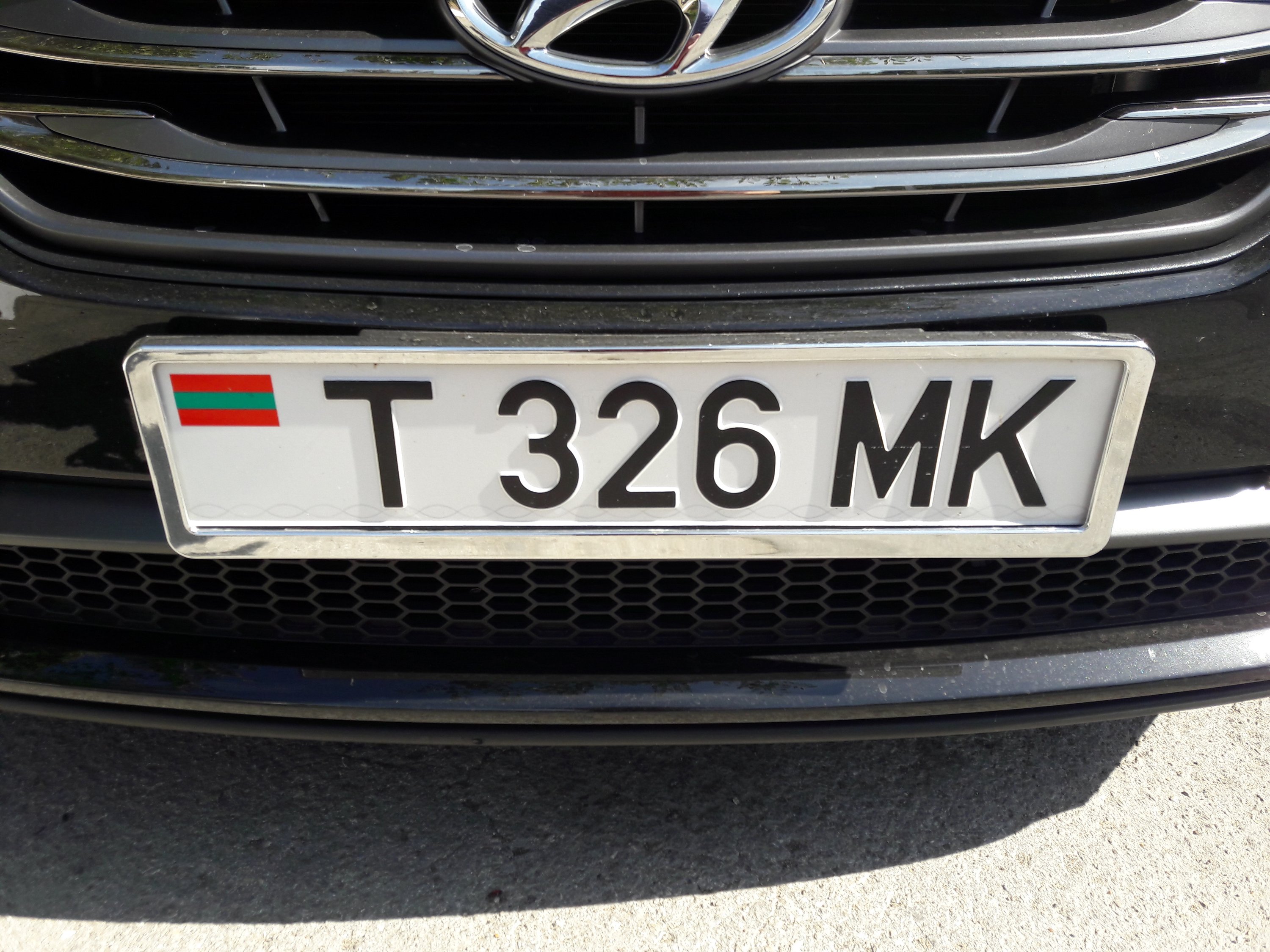 Transnistria number plate