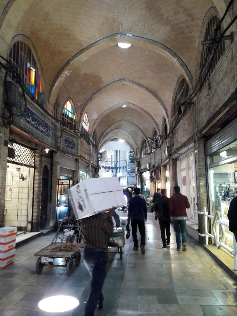 Tehran Grand Bazaar interior